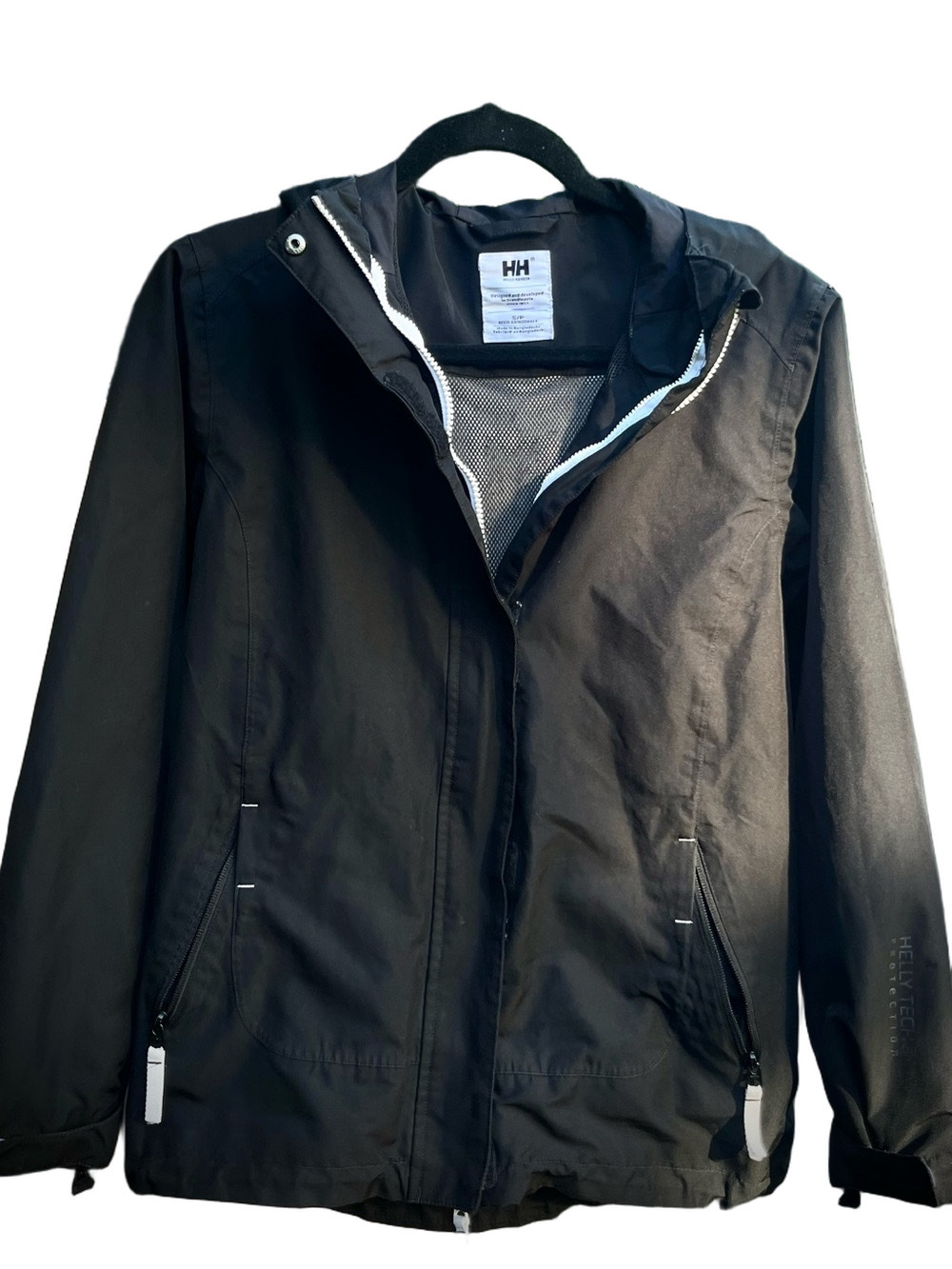 Helly Hansen Women’s Black Helly Tech Waterproof Rain Jacket Size S - Picture 1 of 13